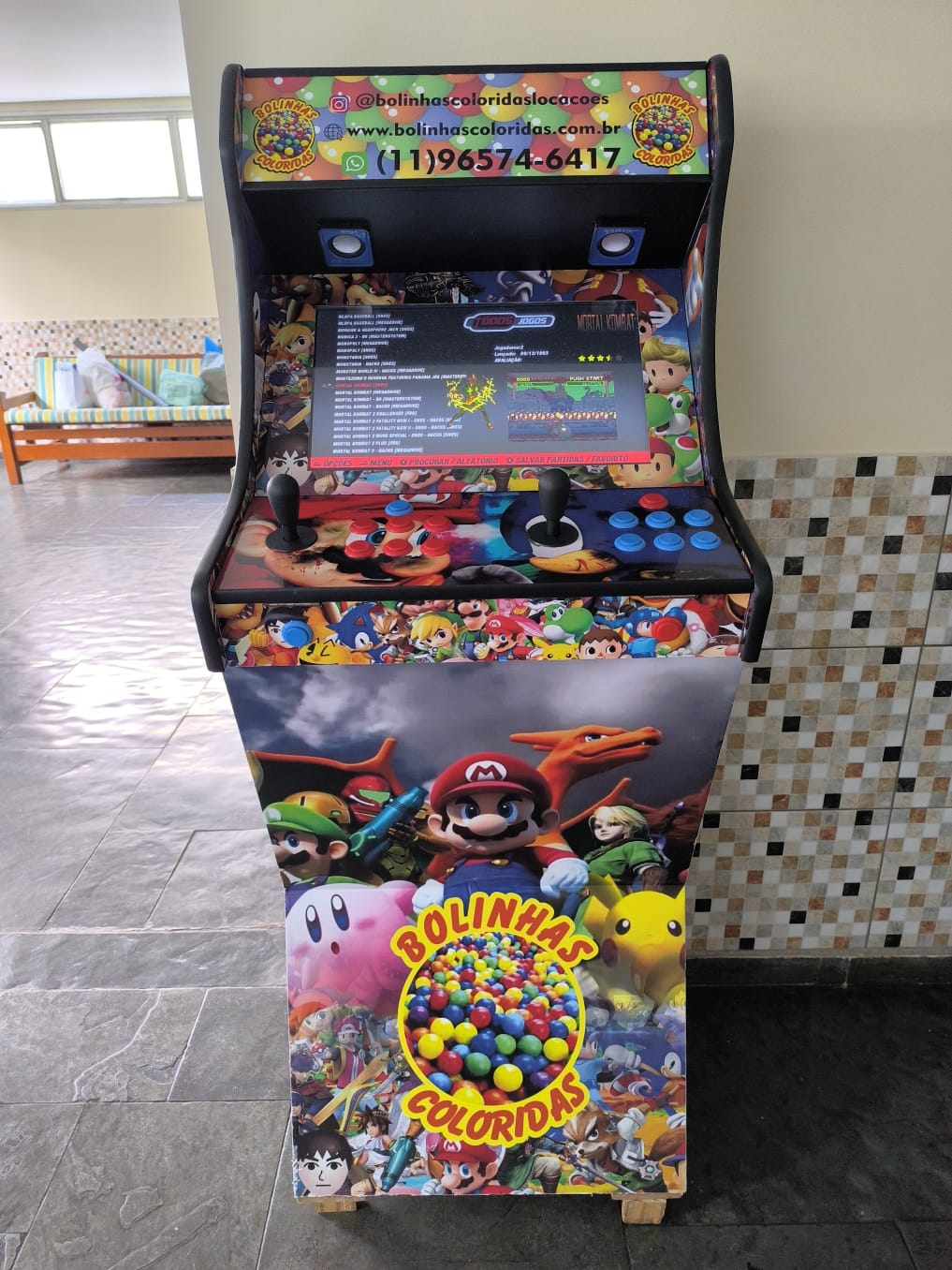 Fliperama Retrô – Diversão Clássica para Eventos - foto 1